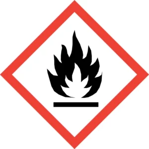 Pictogramme ghs02 inflammable liquide solide gaz clp, panneau ADR ou CLP conforme aux normes de sécurité