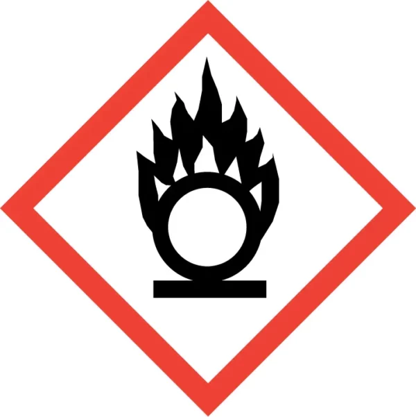 Pictogramme ghs03 comburant feu oxydant vinyle imprimé