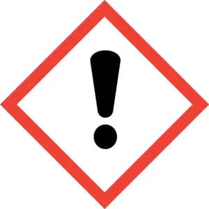 Pictogramme ghs07 irritant allergene narcotique, panneau ADR CLP GHS