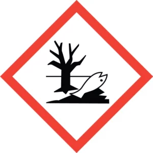 Pictogramme ghs09 environnement aquatique toxique, autocollant ISO, conforme SUVA