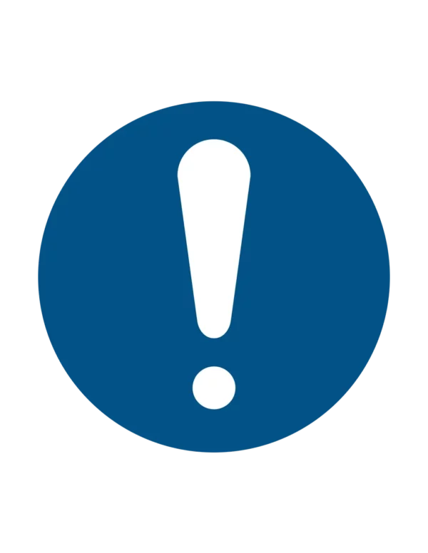 Sticker obligation M001 – obligation générale