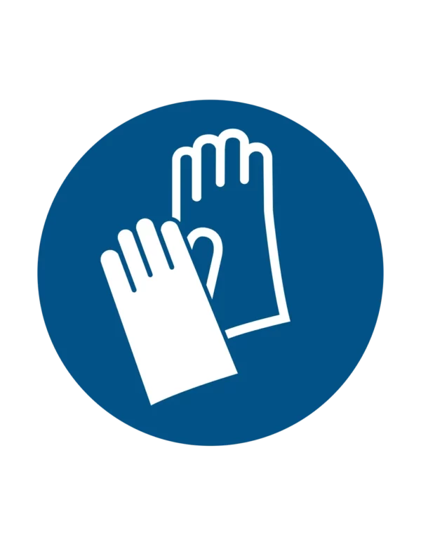 Sticker obligation M009 – port gants de protection obligatoire