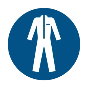 Sticker obligation M010 – port vêtement de protection obligatoire