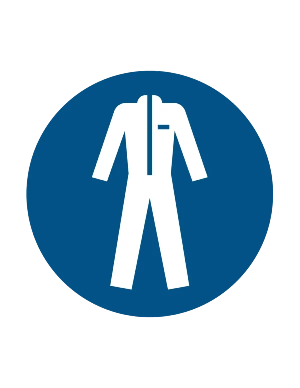 Sticker obligation M010 – port vêtement de protection obligatoire