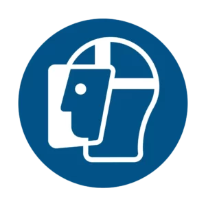 Sticker obligation M013 – port visière obligatoire