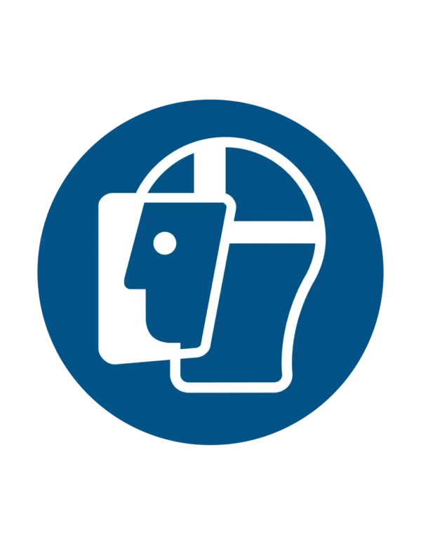 Sticker obligation M013 – port visière obligatoire