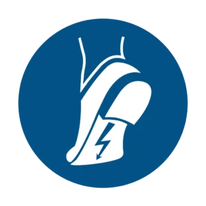 Sticker obligation M032 – port chaussures antistatiques obligatoire