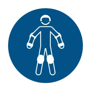 Sticker obligation M049 – utiliser équipement sport protecteur obligatoire