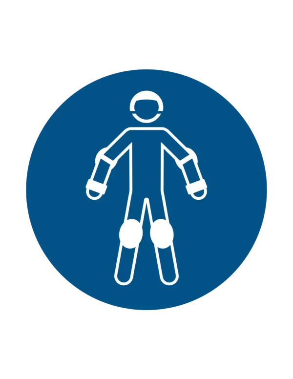 Sticker obligation M049 – utiliser équipement sport protecteur obligatoire