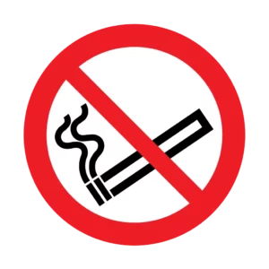 Panneau interdiction P002 – interdiction de fumer | picto sécurité suisse
