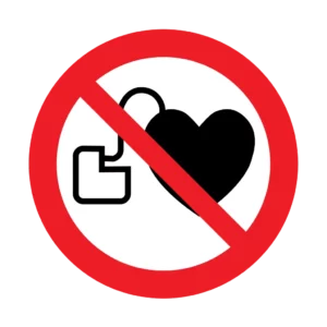 Panneau interdiction P007 – acces interdit pacemakers | picto sécurité suisse