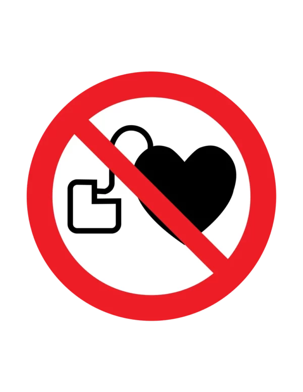 Panneau interdiction P007 – acces interdit pacemakers | picto sécurité suisse