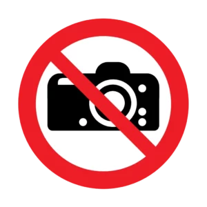 Panneau interdiction P029 – photos interdites | picto sécurité suisse