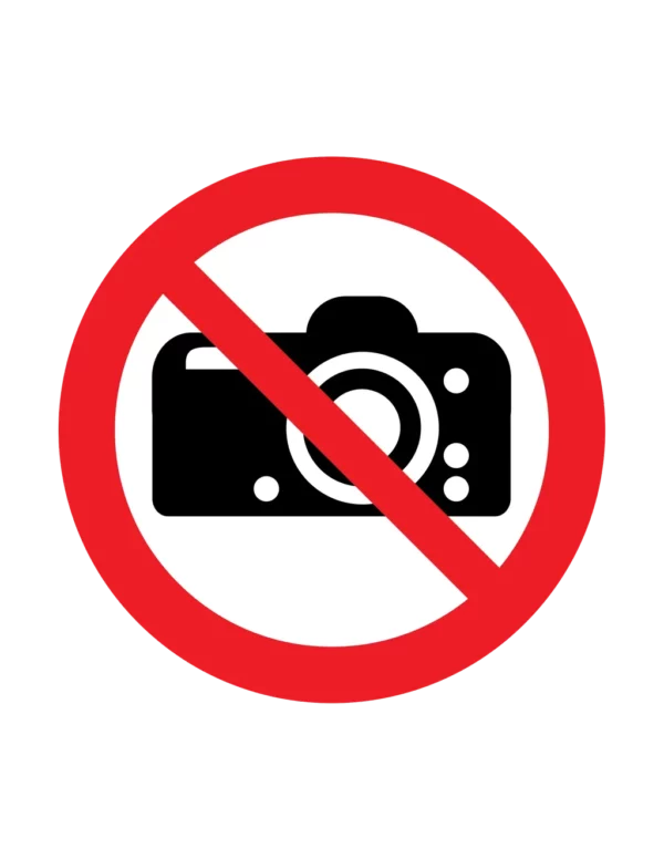 Panneau interdiction P029 – photos interdites | picto sécurité suisse