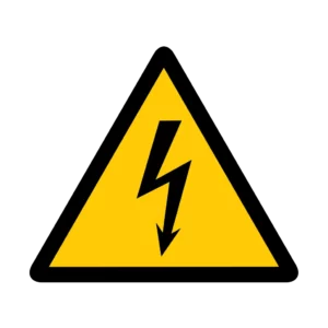 Sticker danger W010 – pictogramme basses temperatures froid gel | signalétique avertissement, zone à risque