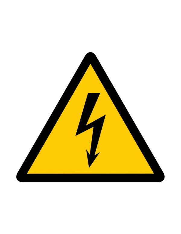 Sticker danger W010 – pictogramme basses temperatures froid gel | signalétique avertissement, zone à risque