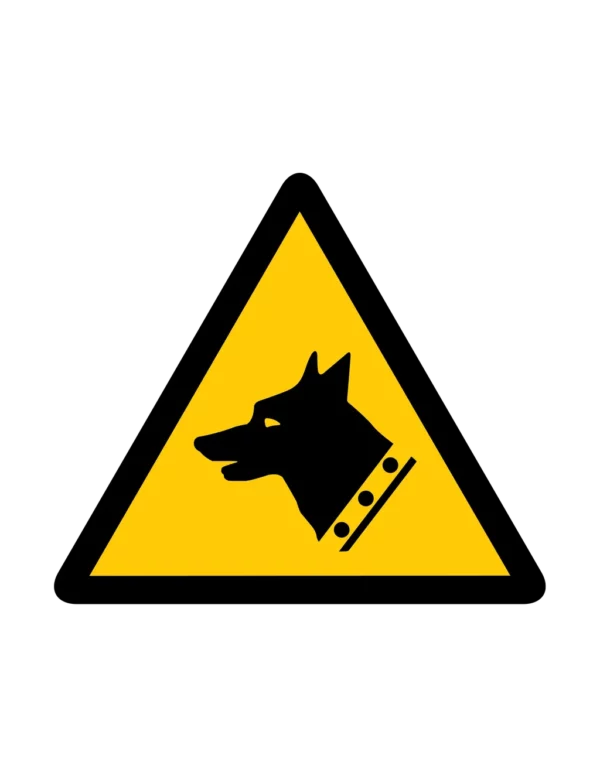 Sticker danger W011 – pictogramme surface glissante | signalétique avertissement, zone à risque