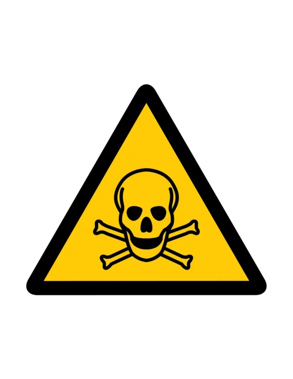 Sticker danger W014 – pictogramme chariot elevateur | signalétique avertissement, zone à risque