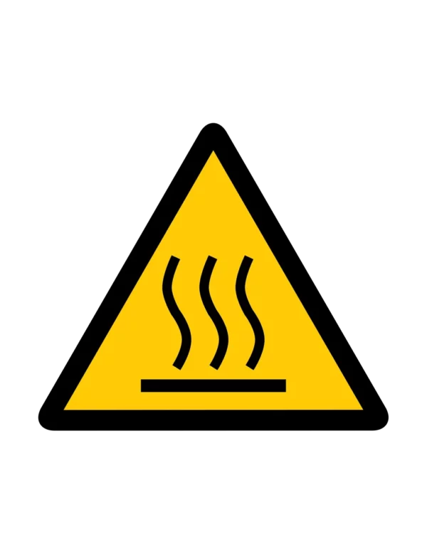 Sticker danger W015 – pictogramme charge suspendue palan crochet | signalétique avertissement, zone à risque