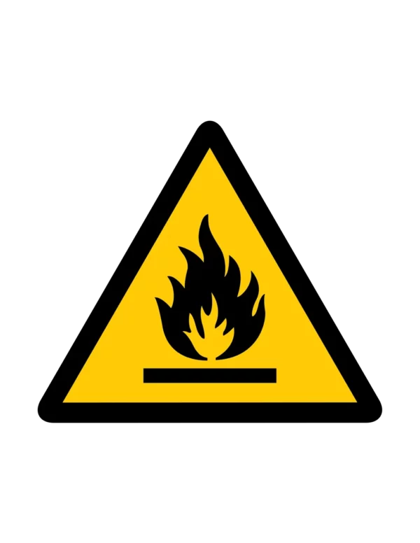 Sticker danger W019 – pictogramme ecrasement pieces mobiles | signalétique avertissement, zone à risque