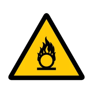Sticker danger W026 – pictogramme recharge batterie | signalétique avertissement, zone à risque