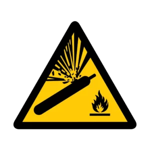 Sticker danger W027 – pictogramme rayonnement optique | signalétique avertissement, zone à risque