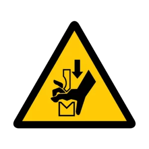 Sticker danger W028 – pictogramme oxidizing substance comburant | signalétique avertissement, zone à risque