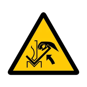 Sticker danger W029 – pictogramme cylindre sous pression | signalétique avertissement, zone à risque