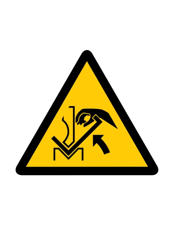 Sticker danger W029 – pictogramme cylindre sous pression | signalétique avertissement, zone à risque