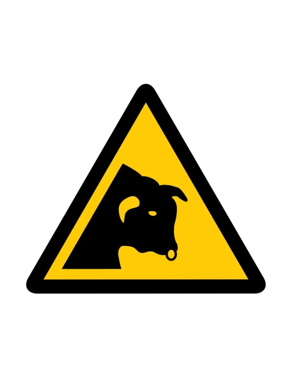 Sticker danger W032 – pictogramme pieces presse mouvement rapide | signalétique avertissement, zone à risque