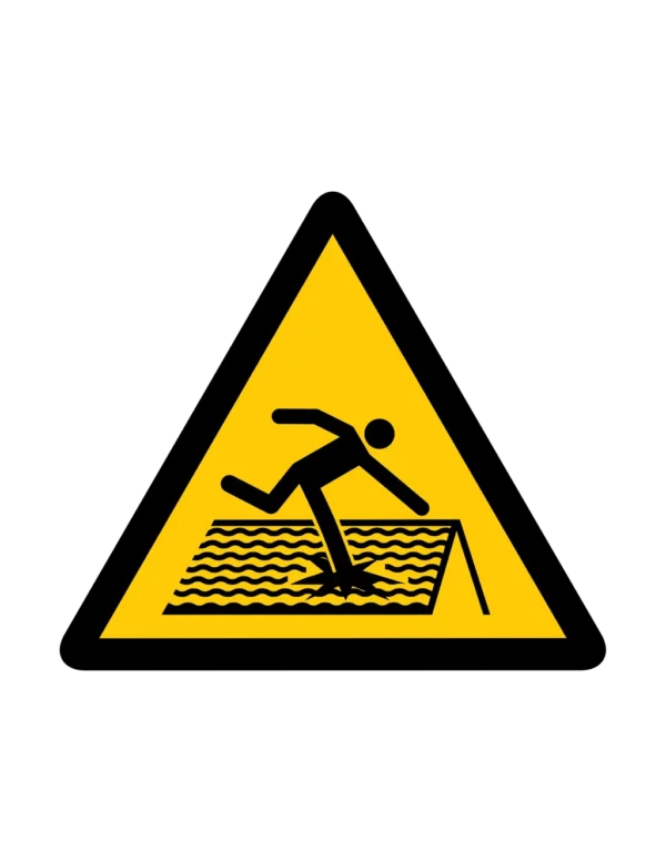 Sticker danger W034 – pictogramme taureau dangereux | signalétique avertissement, zone à risque