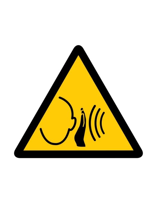 Sticker danger W036 – pictogramme toiture fragile | signalétique avertissement, zone à risque