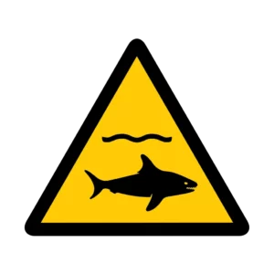 Sticker danger W052 – pictogramme rebord falaise instable | signalétique avertissement, zone à risque