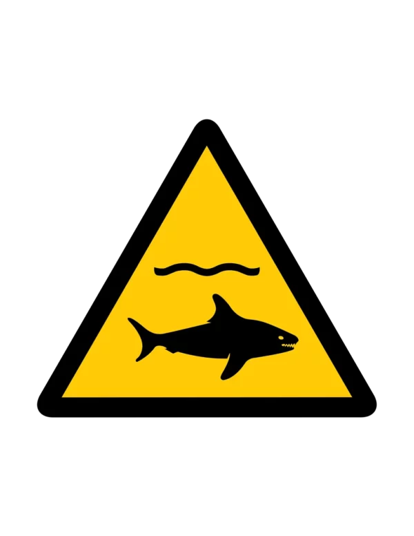 Sticker danger W052 – pictogramme rebord falaise instable | signalétique avertissement, zone à risque