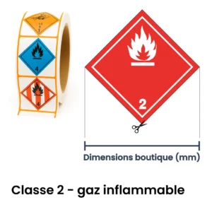 ADR classe 2 – gaz inflammable
