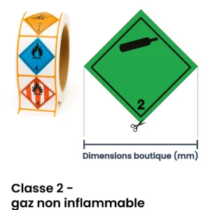 ADR classe 2 – gaz inerte