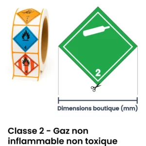 ADR classe 2 – gaz inerte