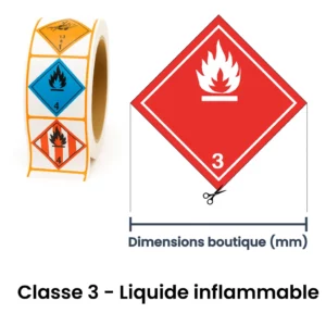 ADR classe 3 – liquide inflammable