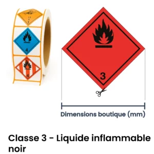 ADR classe 3 – liquide inflammable