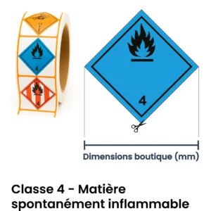 ADR classe 4.2 – matière pyrophorique