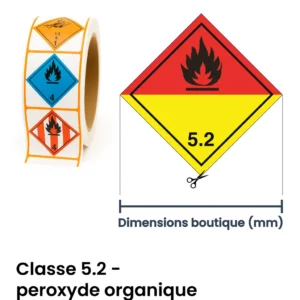 ADR classe 5.2 – peroxyde organique