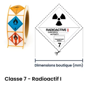 ADR classe 7 – matière radioactive