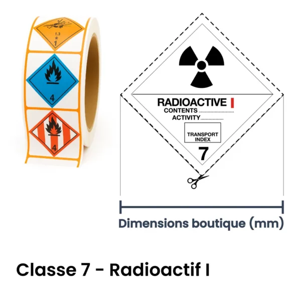 ADR classe 7 – matière radioactive